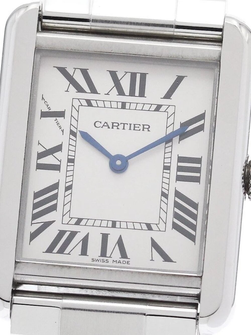 CARTIER Tank solo SM W5200013 Silver Dial Quartz Ladies Watch_953438 - Picture 1 of 7